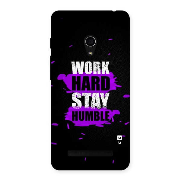 Work Hard Stay Humble Back Case for Zenfone 5