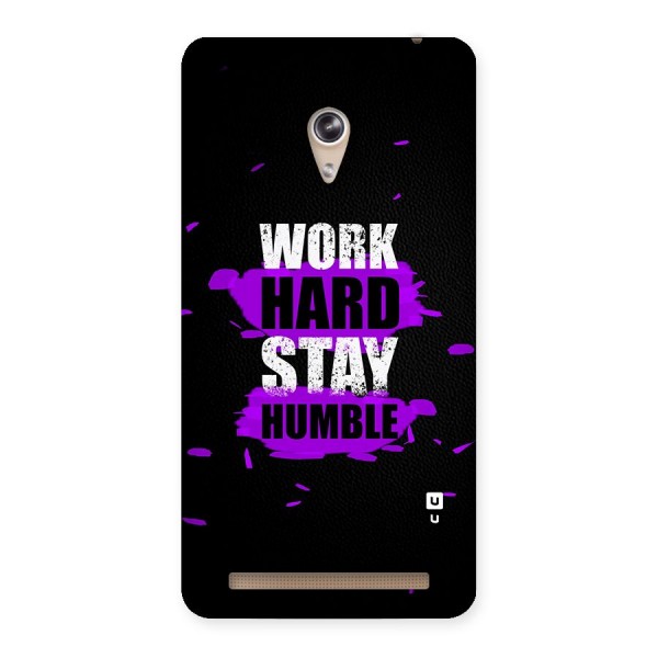 Work Hard Stay Humble Back Case for Zenfone 6