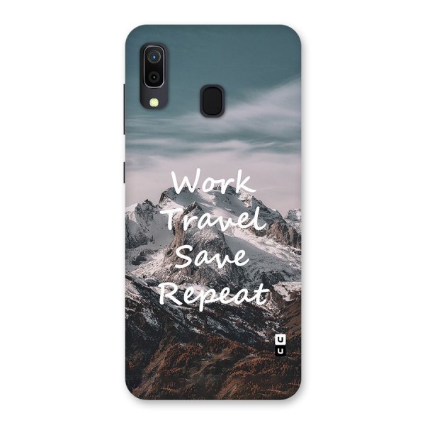 Work Travel Back Case for Galaxy A20