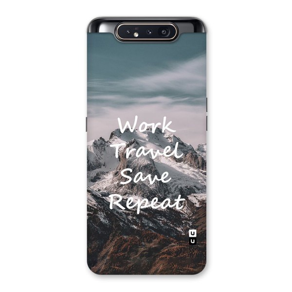 Work Travel Back Case for Galaxy A80