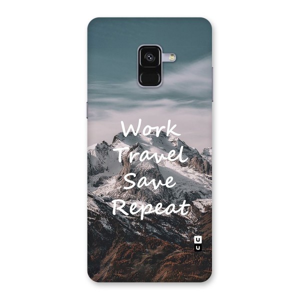 Work Travel Back Case for Galaxy A8 Plus