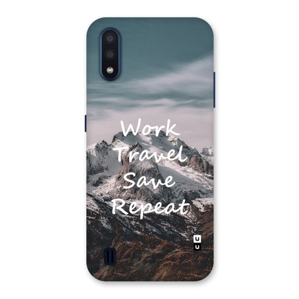 Work Travel Back Case for Galaxy M01