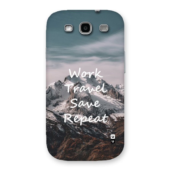 Work Travel Back Case for Galaxy S3 Neo