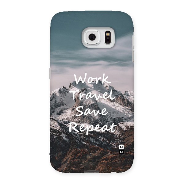 Work Travel Back Case for Galaxy S6