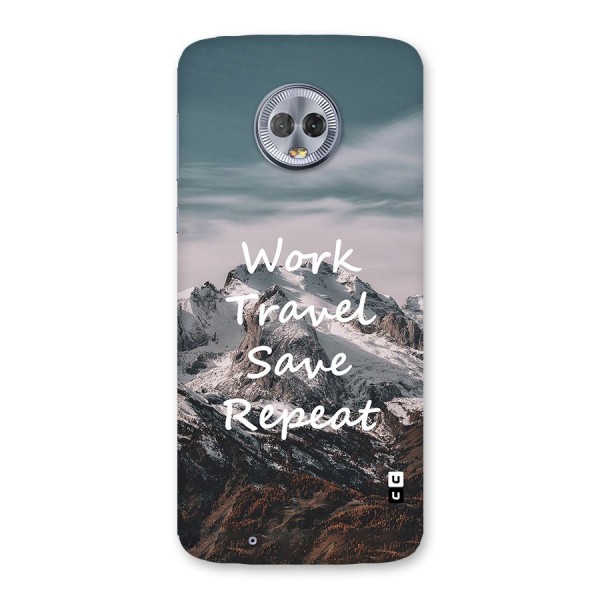 Work Travel Back Case for Moto G6