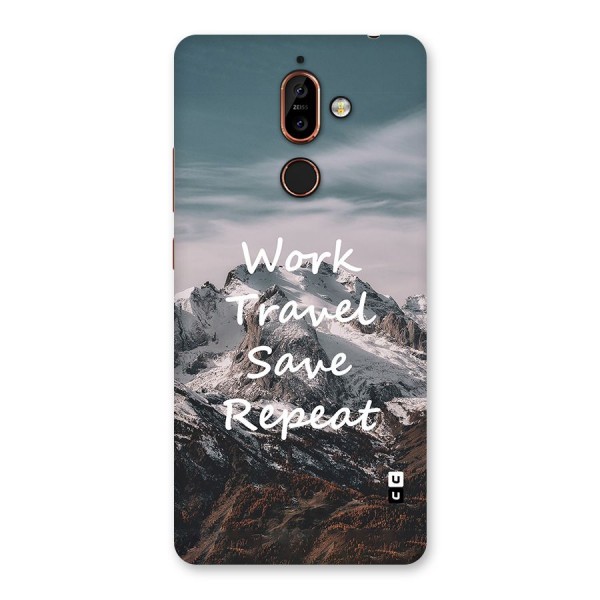 Work Travel Back Case for Nokia 7 Plus