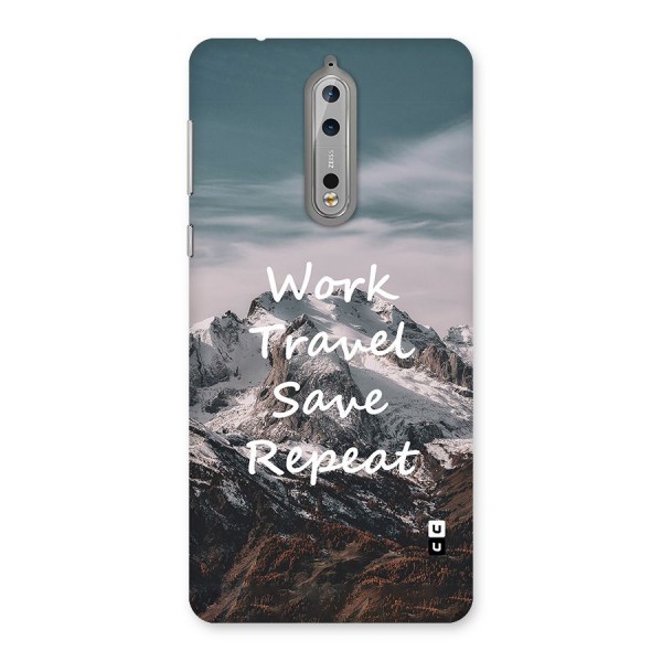 Work Travel Back Case for Nokia 8