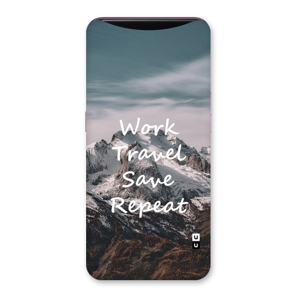 Work Travel Back Case for Oppo Find X