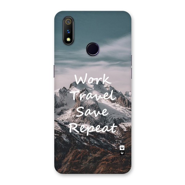 Work Travel Back Case for Realme 3 Pro