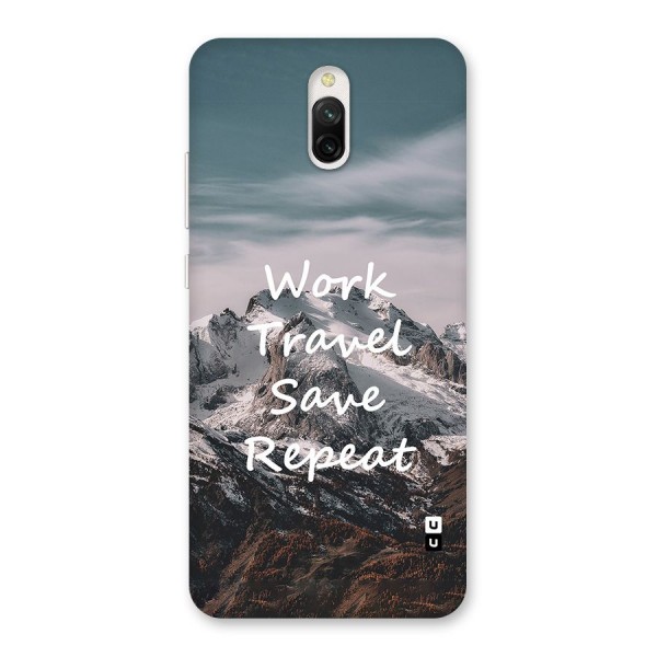 Work Travel Back Case for Redmi 8A Dual