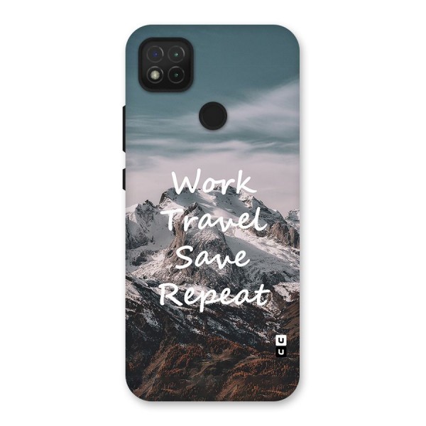 Work Travel Back Case for Redmi 9C