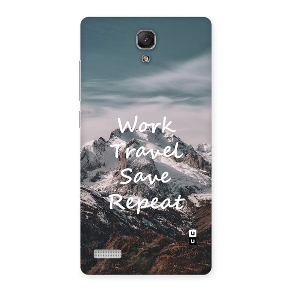 Work Travel Back Case for Redmi Note