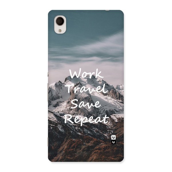 Work Travel Back Case for Xperia M4