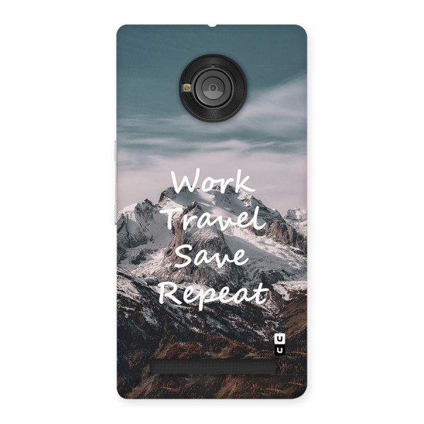 Work Travel Back Case for Yuphoria