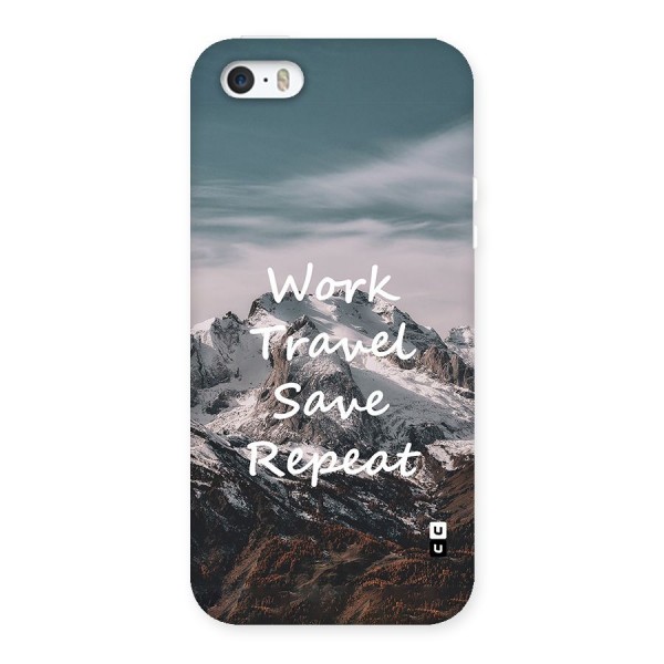 Work Travel Back Case for iPhone 5 5s