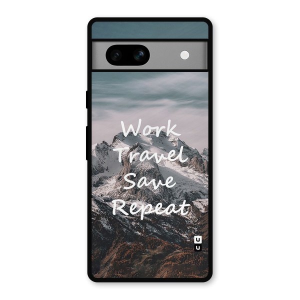 Work Travel Metal Back Case for Google Pixel 7a