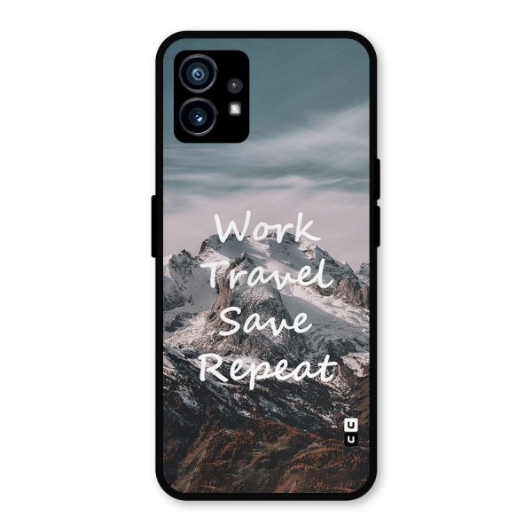 Work Travel Metal Back Case for Nothing Phone 1