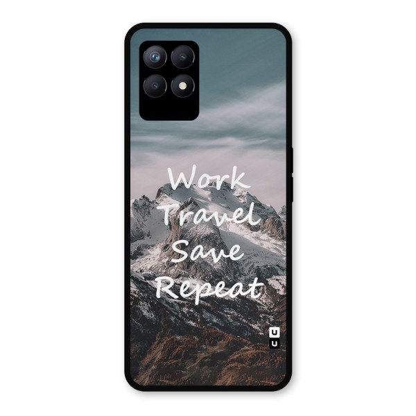 Work Travel Metal Back Case for Realme 8i