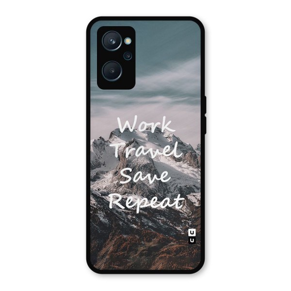 Work Travel Metal Back Case for Realme 9i