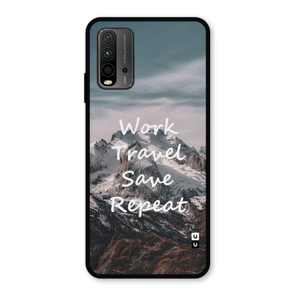 Work Travel Metal Back Case for Redmi 9 Power