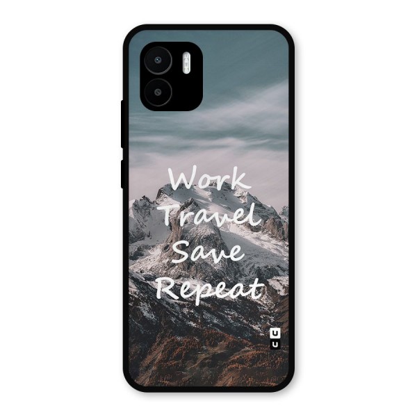 Work Travel Metal Back Case for Redmi A2