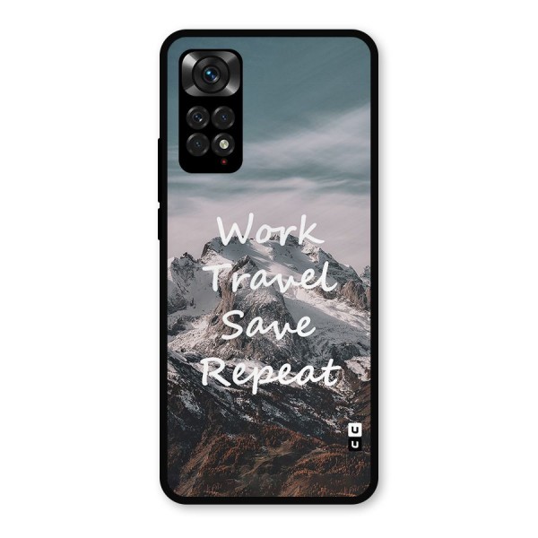 Work Travel Metal Back Case for Redmi Note 11s