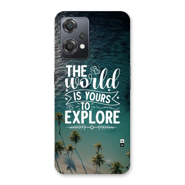 World To Explore Back Case for OnePlus Nord CE 2 Lite 5G