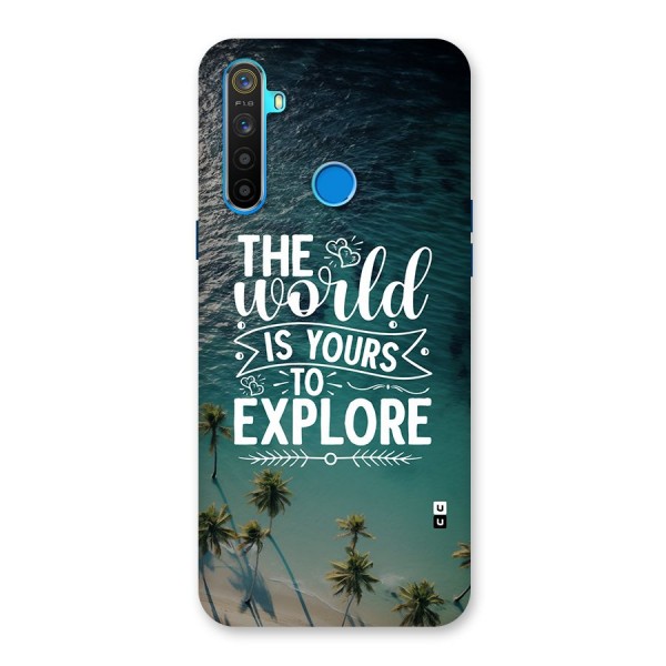 World To Explore Back Case for Realme 5s