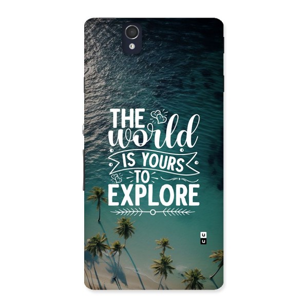 World To Explore Back Case for Xperia Z