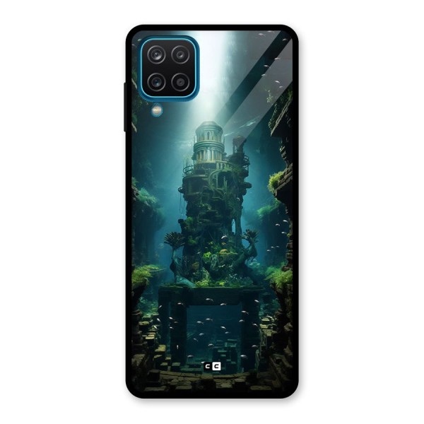 World Under Water Glass Back Case for Galaxy A12