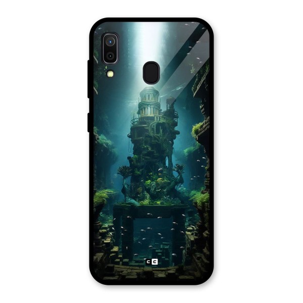 World Under Water Glass Back Case for Galaxy A30