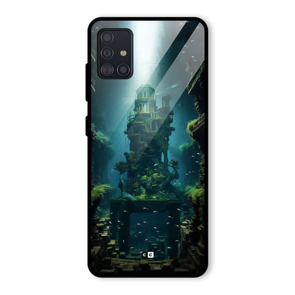 World Under Water Glass Back Case for Galaxy A51