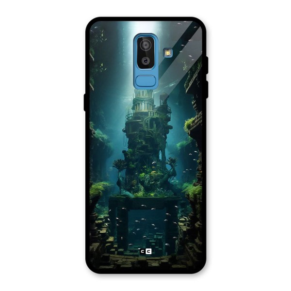 World Under Water Glass Back Case for Galaxy J8