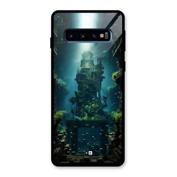 World Under Water Glass Back Case for Galaxy S10