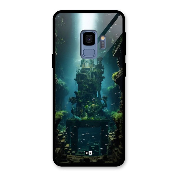 World Under Water Glass Back Case for Galaxy S9