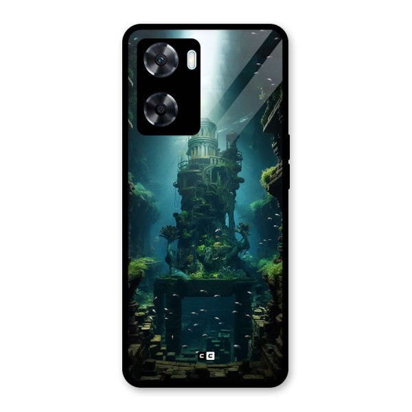 World Under Water Glass Back Case for Oppo A77s