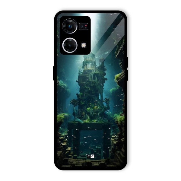 World Under Water Glass Back Case for Oppo F21 Pro 4G