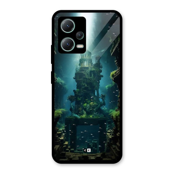 World Under Water Glass Back Case for Poco X5