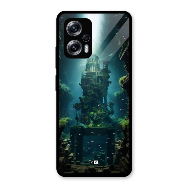 World Under Water Glass Back Case for Redmi K50i