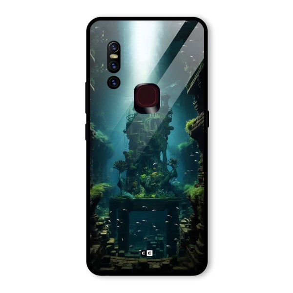 World Under Water Glass Back Case for Vivo V15