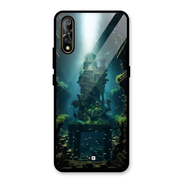 World Under Water Glass Back Case for Vivo Z1x