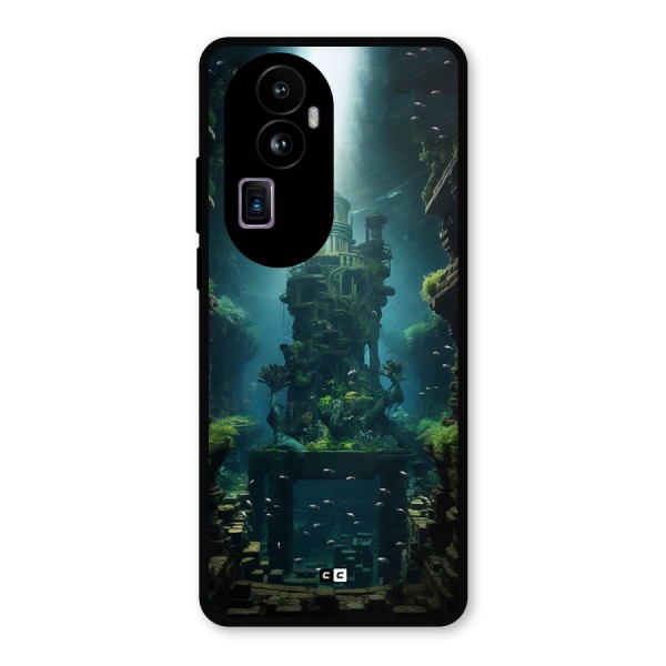 World Under Water Metal Back Case for Oppo Reno10 Pro Plus