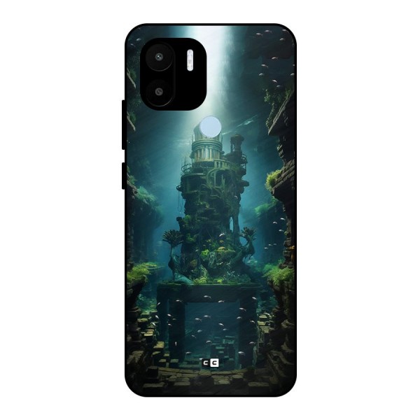 World Under Water Metal Back Case for Redmi A1 Plus