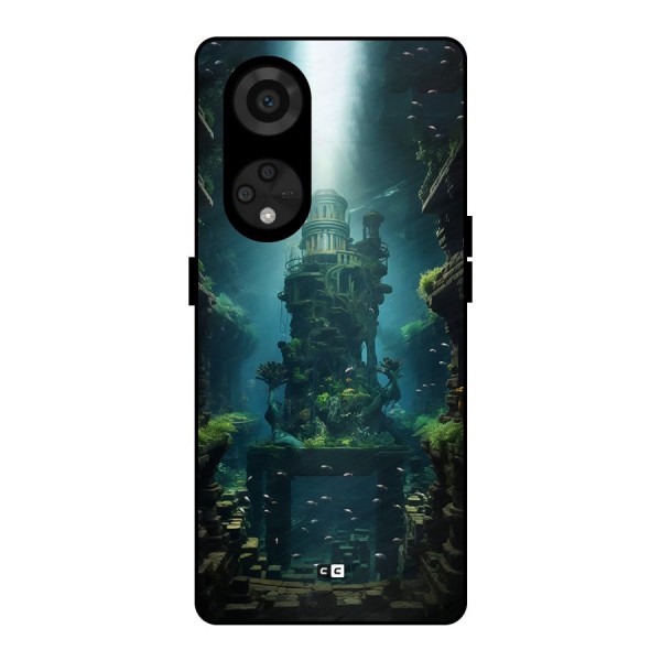 World Under Water Metal Back Case for Reno8 T 5G