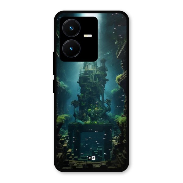 World Under Water Metal Back Case for Vivo Y22s