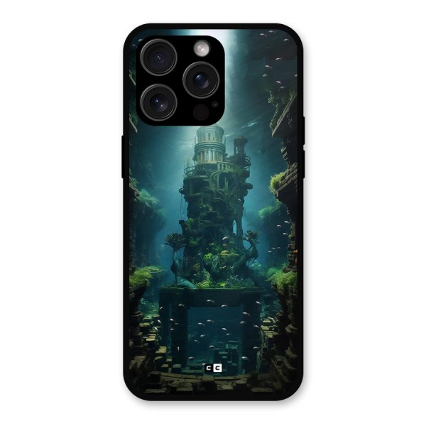World Under Water Metal Back Case for iPhone 15 Pro Max