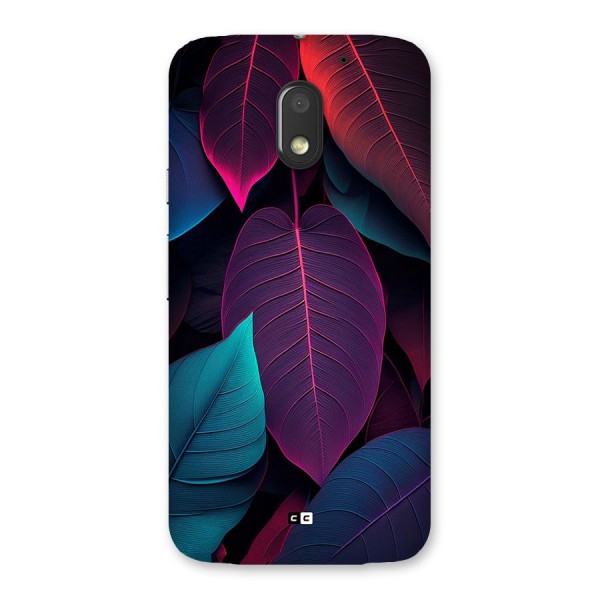 Wow Leaves Back Case for Moto E3 Power