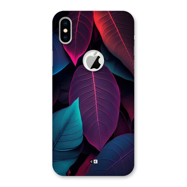 Wow Leaves Back Case for iPhone XS Logo Cut