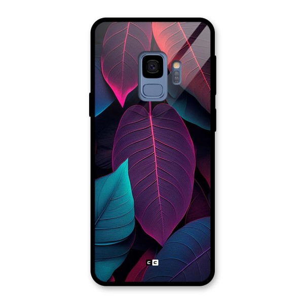 Wow Leaves Glass Back Case for Galaxy S9