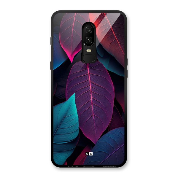 Wow Leaves Glass Back Case for OnePlus 6